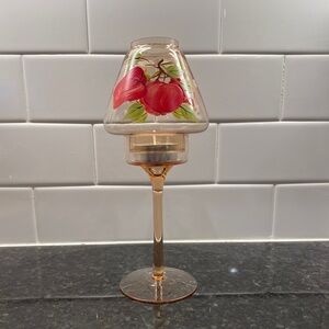 Glass two piece, tea, light lamp